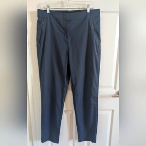 NWOT Lole STRAIGHT LEG CROP Pants Navy Lightweight & Versatile Hiking Golf SZ 12